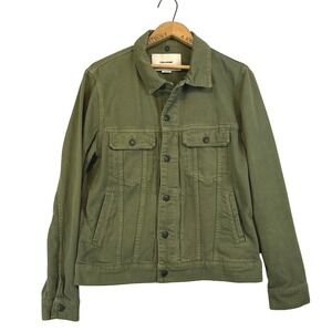 ZADIG & VOLTAIRE Olive Green Utility‎ Jean Jacket Mens Medium